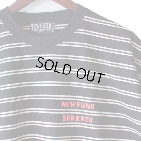 画像2: 【NEWFUNK】SKRRRT BORDER TEE (Black) (2)