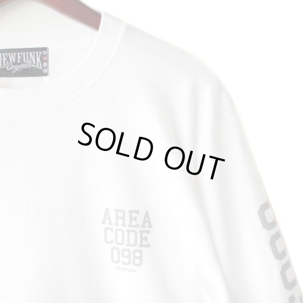 画像4: 【NEWFUNK】AREA CODE 098 Long Sleeve Shirt (White) (4)