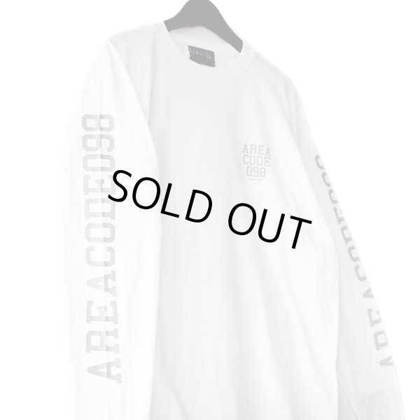 画像3: 【NEWFUNK】AREA CODE 098 Long Sleeve Shirt (White) (3)
