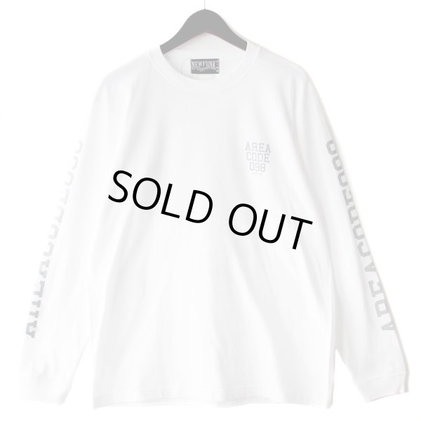 画像2: 【NEWFUNK】AREA CODE 098 Long Sleeve Shirt (White) (2)