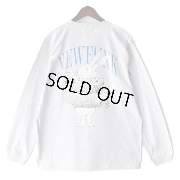 画像1: 【NEWFUNK】RABBIT Long Sleeve Shirt (Light Gray) (1)