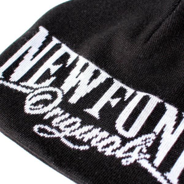 画像2: 【NEWFUNK】NFO Weaving Beanie (Black) (2)