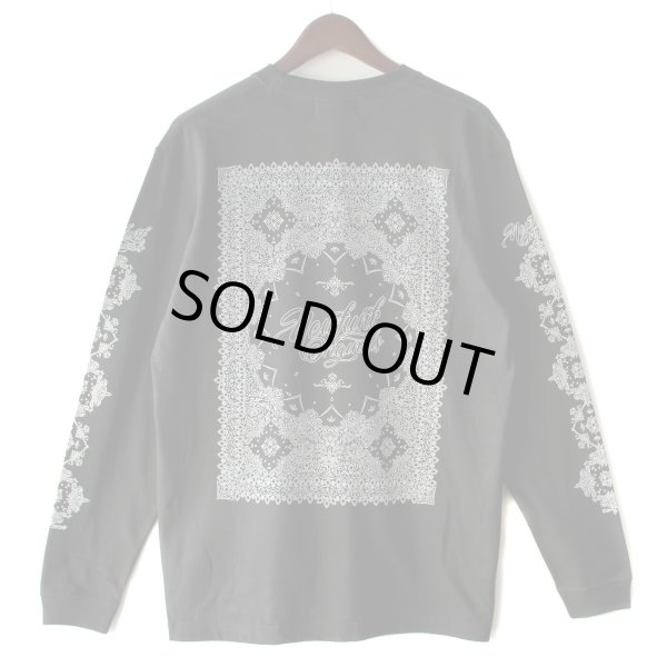画像1: 【NEWFUNK】BLANK PAISLEY Long Sleeve Shirt (Black) (1)