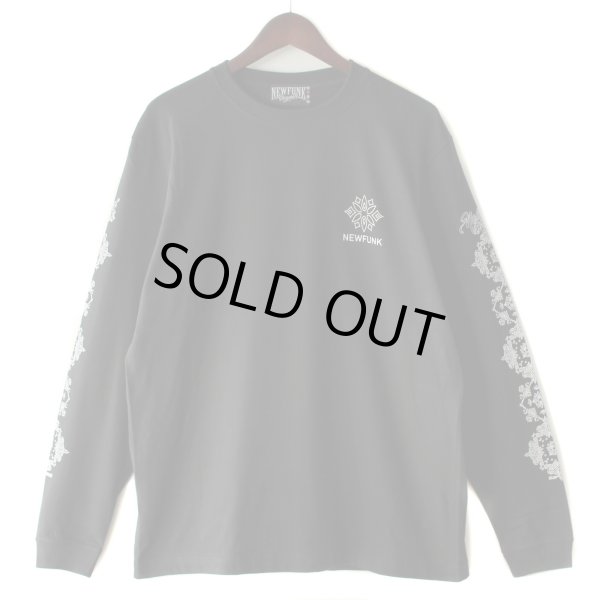 画像2: 【NEWFUNK】BLANK PAISLEY Long Sleeve Shirt (Black) (2)