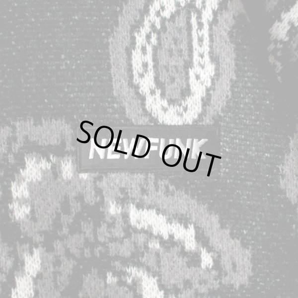 画像4: 【NEWFUNK】PAISLEY CREW NECK KNIT (Black) (4)