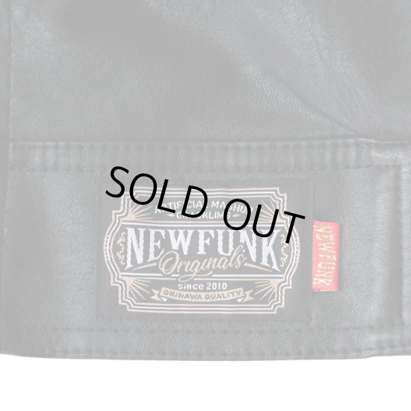 画像10: 【NEWFUNK】SPICY LEATHER JACKET (Black) (10)