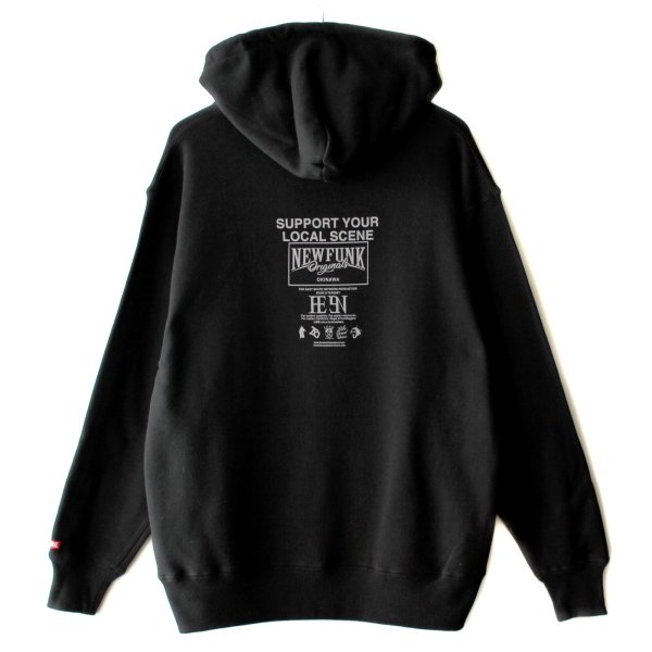 画像2: 【NEWFUNK × LIBE BRABD】KIRIN BIG LOGO PARKA (Black) (2)