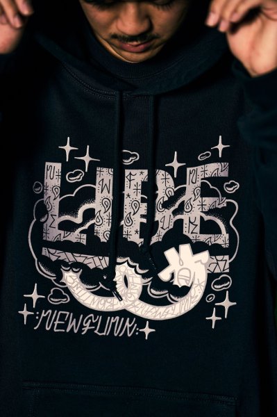 画像7: 【NEWFUNK × LIBE BRABD】KIRIN BIG LOGO PARKA (Black) (7)
