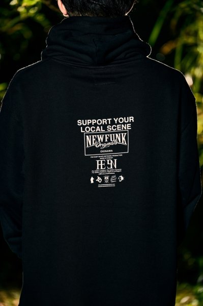 画像9: 【NEWFUNK × LIBE BRABD】KIRIN BIG LOGO PARKA (Black) (9)