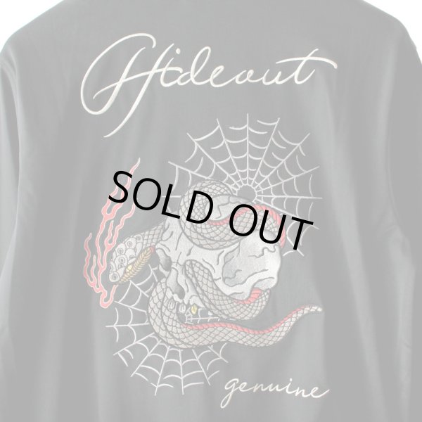画像5: HIDEOUT SCULL TRACK JACKET (Black) (5)