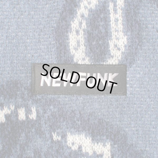 画像3: 【NEWFUNK】PAISLEY CREW NECK KNIT (Navy Blue) (3)