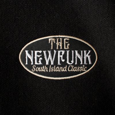 画像1: 【NEWFUNK】LINE CREW NECK KNIT (Black)