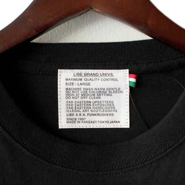 画像6: 【NEWFUNK × LIBE BRABD】KIRIN BIG LOGO TEE (Black) (6)