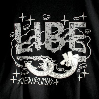 画像1: 【NEWFUNK × LIBE BRABD】KIRIN BIG LOGO TEE (Black)