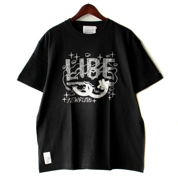 画像1: 【NEWFUNK × LIBE BRABD】KIRIN BIG LOGO TEE (Black) (1)