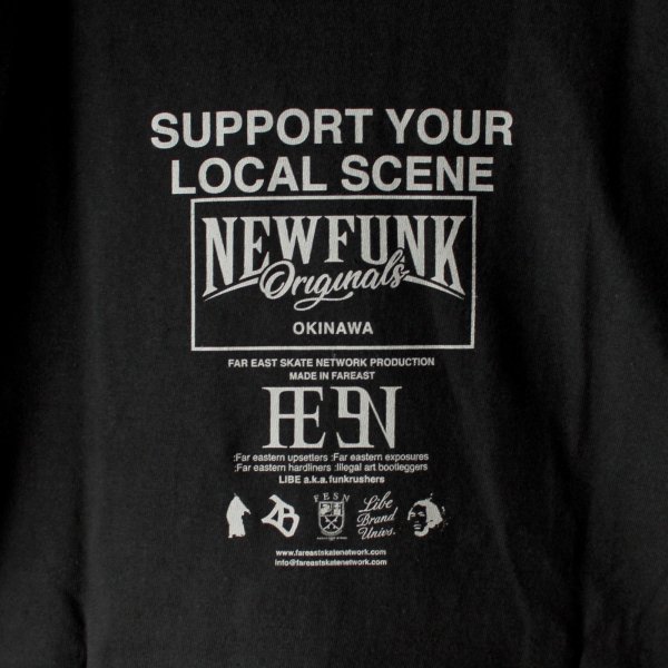 画像4: 【NEWFUNK × LIBE BRABD】KIRIN BIG LOGO TEE (Black) (4)