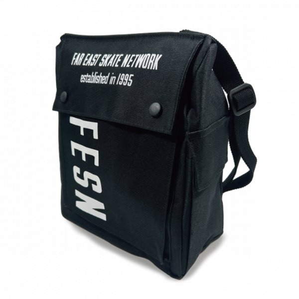 画像3: 【LIBE BRAND】FESN NYLON SHOULDER BAG (Black) (3)
