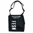 画像1: 【LIBE BRAND】FESN NYLON SHOULDER BAG (Black) (1)