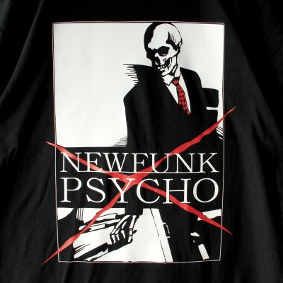 画像1: 【NEWFUNK】PSYCHO TEE (Black)