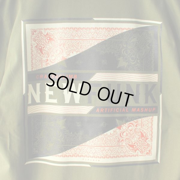 画像4: 【NEWFUNK】PAISLEY BANDANA TEE (Olive) (4)
