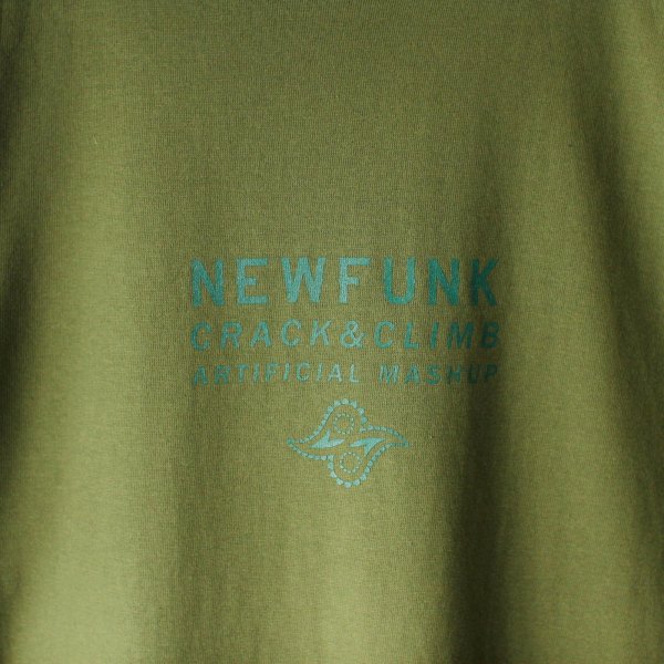 画像3: 【NEWFUNK】PAISLEY BANDANA TEE (Olive) (3)