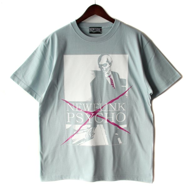 画像1: 【NEWFUNK】PSYCHO TEE (Smoky Blue) (1)