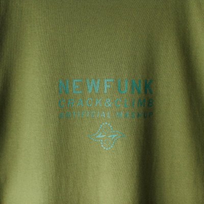 画像2: 【NEWFUNK】PAISLEY BANDANA TEE (Olive)