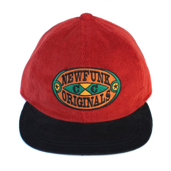 画像2: 【NEWFUNK】CROSS Codyroy Cap (Wine/Black) (2)