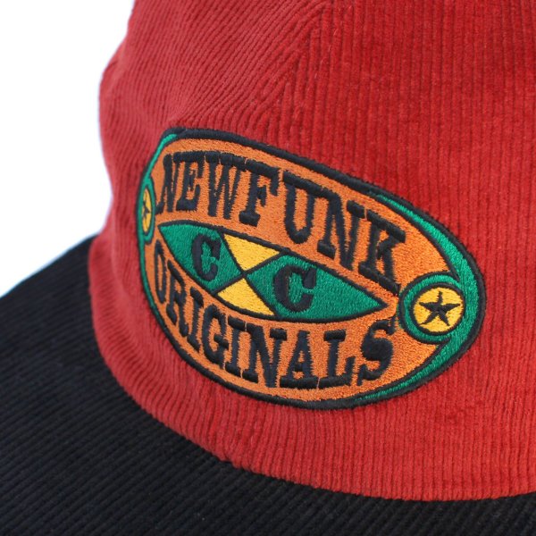 画像3: 【NEWFUNK】CROSS Codyroy Cap (Wine/Black) (3)