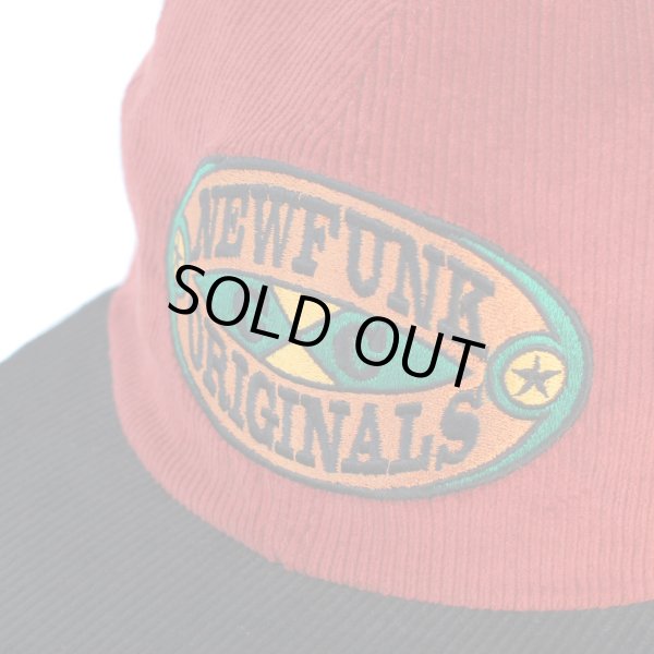 画像3: 【NEWFUNK】CROSS Codyroy Cap (Wine/Black) (3)