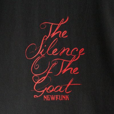 画像1: 【NEWFUNK】GOAT TEE (Black)
