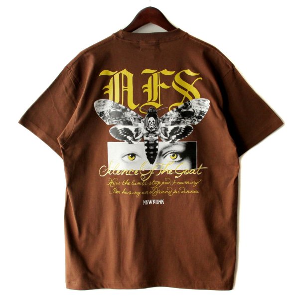 画像1: 【NEWFUNK】GOAT TEE (Brown) (1)