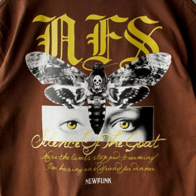 画像2: 【NEWFUNK】GOAT TEE (Brown)