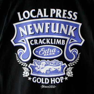 画像3: 【NEWFUNK】GOLD HOP TEE (Black)