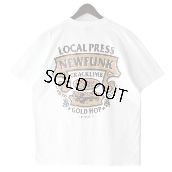 画像1: 【NEWFUNK】GOLD HOP TEE (White) (1)