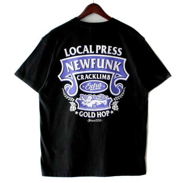 画像1: 【NEWFUNK】GOLD HOP TEE (Black) (1)