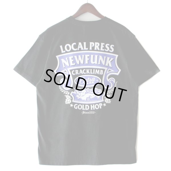 画像1: 【NEWFUNK】GOLD HOP TEE (Black) (1)