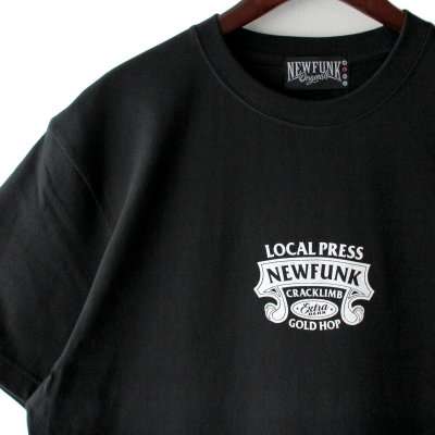 画像1: 【NEWFUNK】GOLD HOP TEE (Black)
