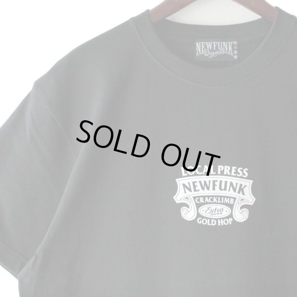 画像3: 【NEWFUNK】GOLD HOP TEE (Black) (3)