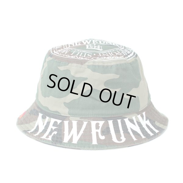 画像2: 【NEWFUNK】M.G CIRCLE BUCKET HAT (Camo) (2)