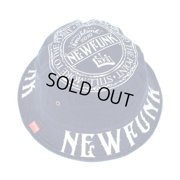 画像1: 【NEWFUNK】M.G CIRCLE BUCKET HAT (Navy)  (1)