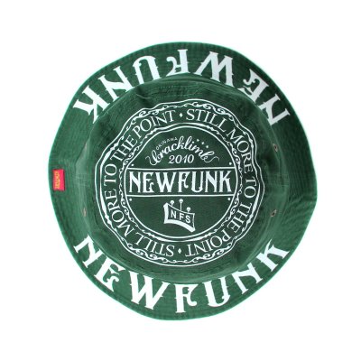 画像1: 【NEWFUNK】M.G CIRCLE BUCKET HAT (Green) 