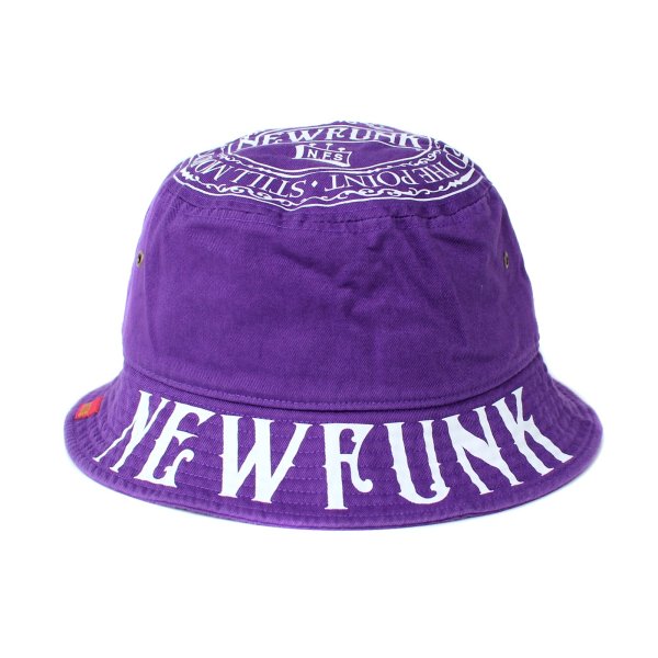画像2: 【NEWFUNK】M.G CIRCLE BUCKET HAT (Purple)  (2)