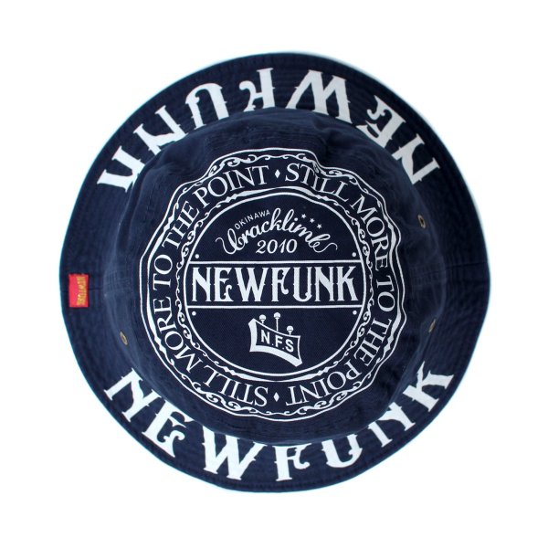 画像3: 【NEWFUNK】M.G CIRCLE BUCKET HAT (Navy)  (3)
