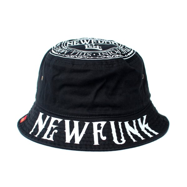 画像2: 【NEWFUNK】M.G CIRCLE BUCKET HAT (Black)  (2)