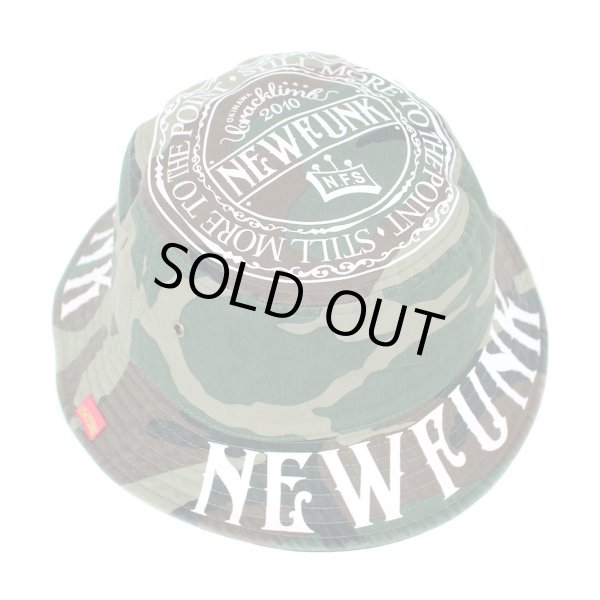 画像1: 【NEWFUNK】M.G CIRCLE BUCKET HAT (Camo) (1)