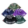 画像4: 【NEWFUNK】M.G CIRCLE BUCKET HAT (Navy)  (4)
