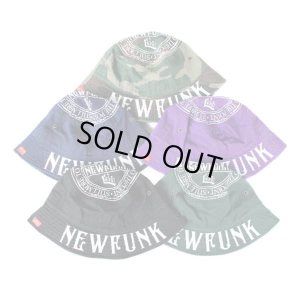 画像4: 【NEWFUNK】M.G CIRCLE BUCKET HAT (Navy)  (4)