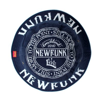 画像1: 【NEWFUNK】M.G CIRCLE BUCKET HAT (Navy) 
