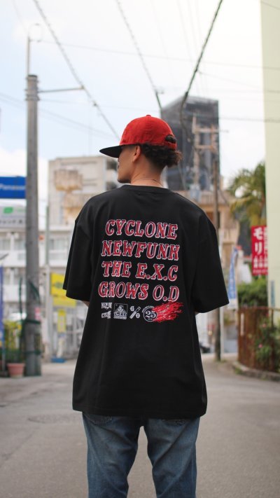 画像2: 【NEWFUNK】LIQUOR INFINITY AREA TEE (Black)